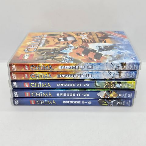 6 stk lego Legends of Chima dvd
