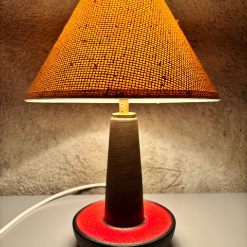 Vintage Søholm bordlampe i keramikk | Dansk design | Retro