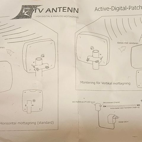 Antenne Active-Digital-Patch Antenn