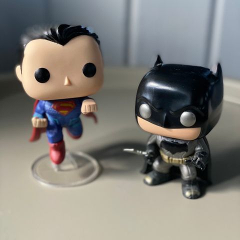 Supermann & batman Funko pop!