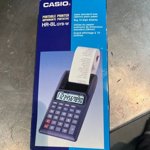 Casio kalkulator printer
