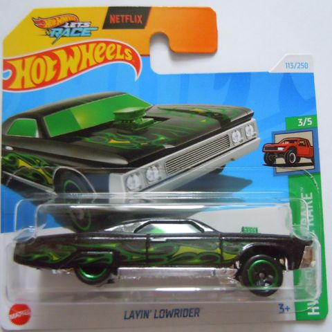 Hot Wheels Ny lekebil Layin Lowrider #113/250 HW Reverse Rake #3/5 2024