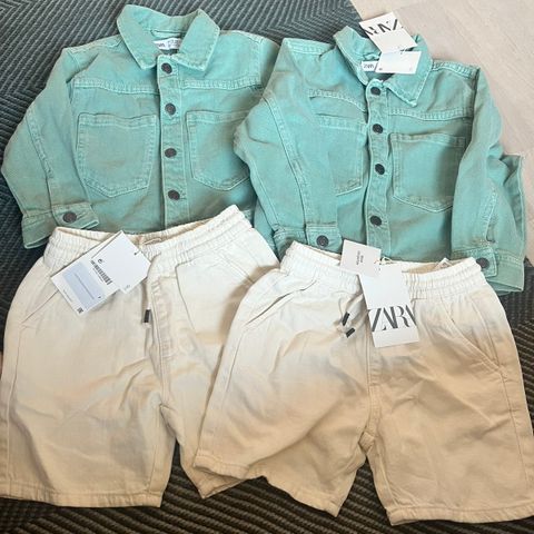 Helt nye jakker (str 92 og 98) og shorts (str 98) fea Zara