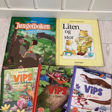 Bøker til barn gis bort