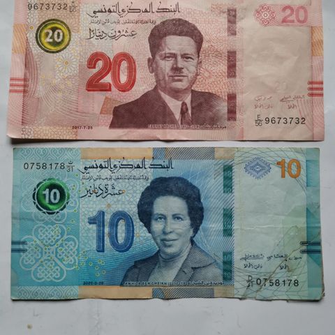 30 Tunisiske dinar