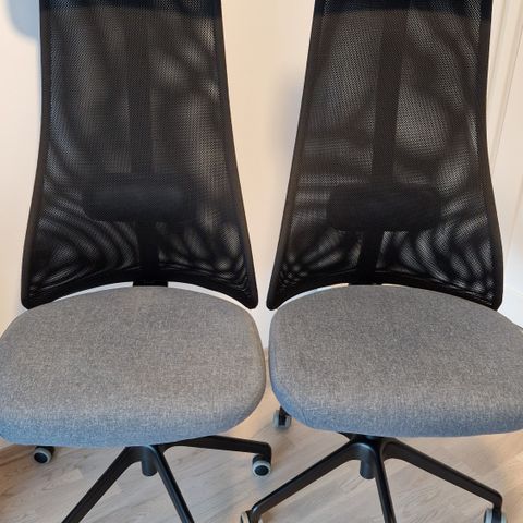2 IKEA kontorstoler til salgs