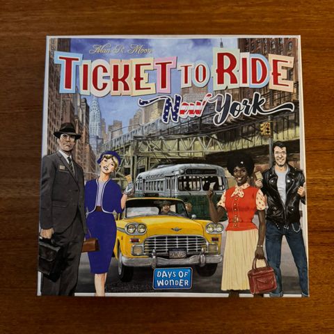 Ubrukt Ticket to Ride New York selges