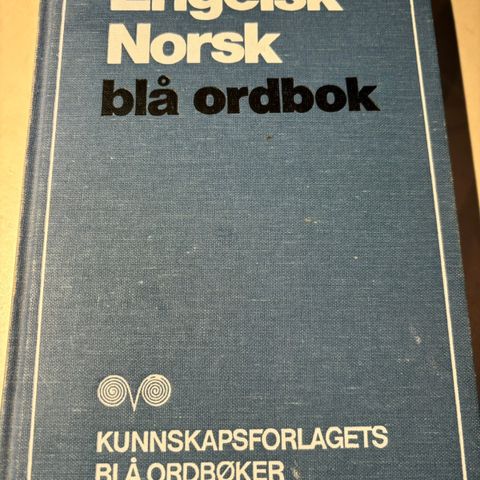 Engelsk - Norsk blå ordbok