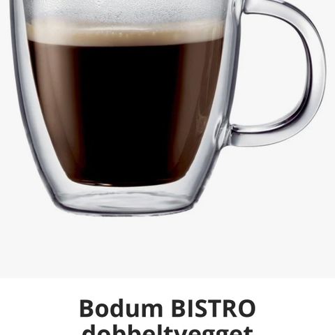 8 stk Bodum Bistro espressokopper