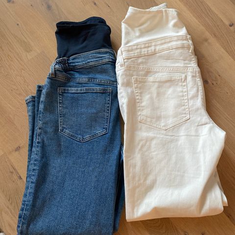 MAMA Straight Ankle Jeans fra H&M str. S