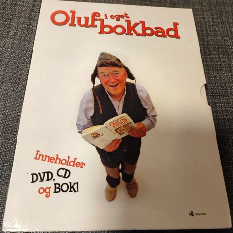 FRI FRAKT Oluf i eget bokbad CD DVD bok Arthur Arntzen