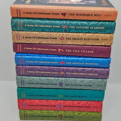 Bok 4-13. A series of Unfortunate events - Lemony Snicket