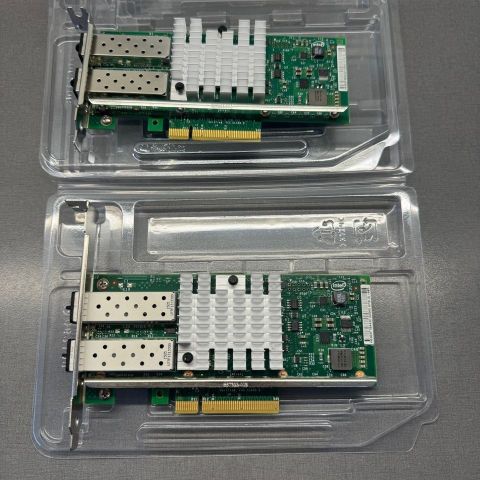 Intel 10GbE X520-DA2 DUAL SFP+ Optisk nettverkskort