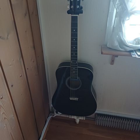 Gitar står bare å støver ned .