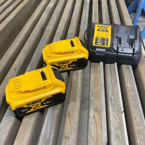 Dewalt batteripakke 2x5ah