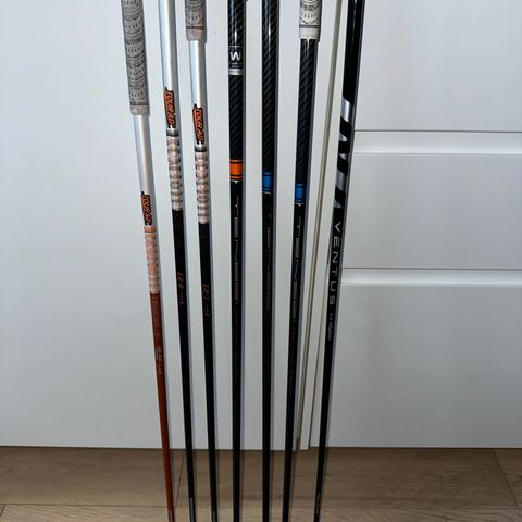 Skaft og køllehoder, Titleist - Driver, 3w og hyb