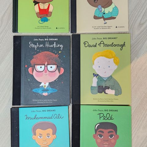 Div barnebøker på norsk og engelske