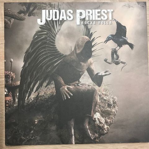 Judas Priest - «Rocka Rolla» Ltd. Rød/sort marbeled