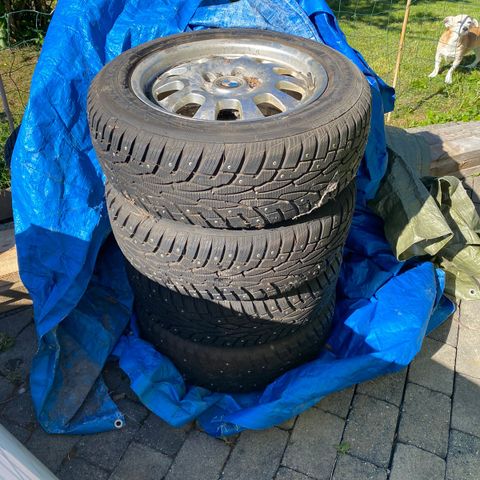 205/60R16 Vinterdekk/piggdekk selges