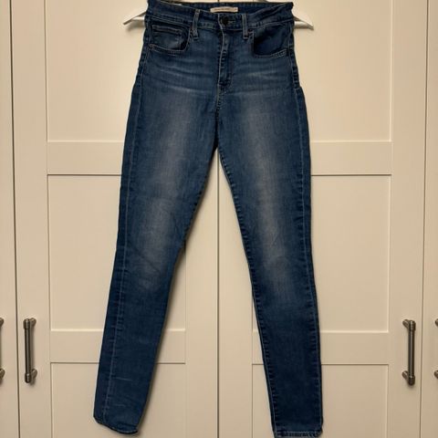 Levis jeans, 721 High rise skinny jeans, størrelse 27