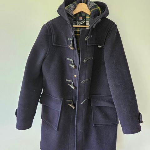 Gloverall Morris Duffle Coat - Navy/Dress Gordon