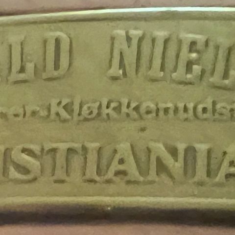 Kobbersisterne / kobbertank merket Kristiania