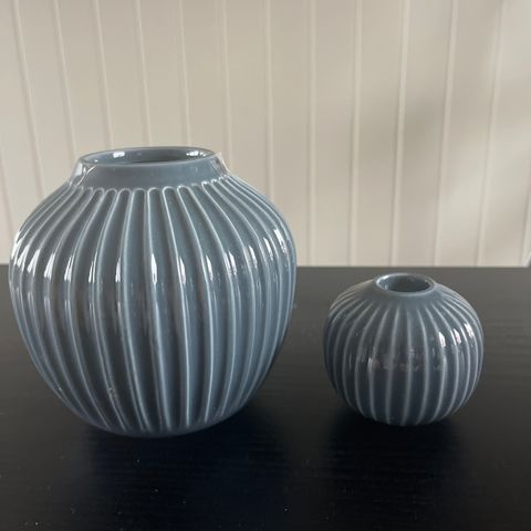 Kahler vase og lysestake