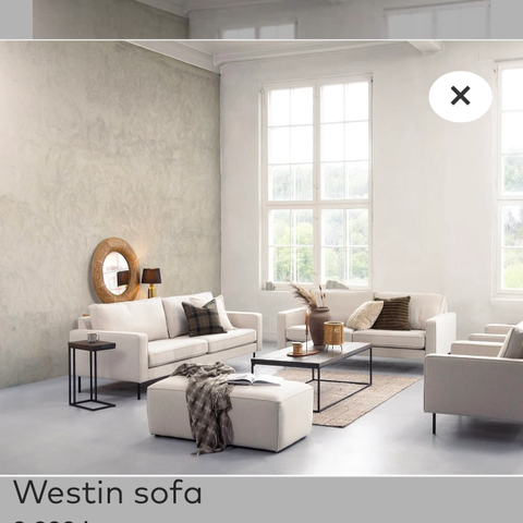 Westin 3 - seter sofa selges