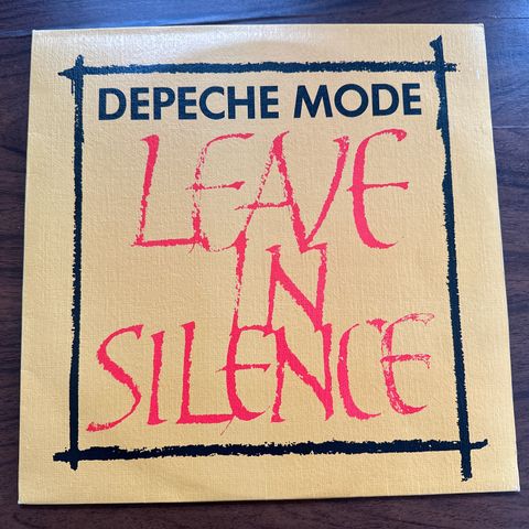 Depeche Mode "Leave In Silence" Vinyl Single 12 inch Mute