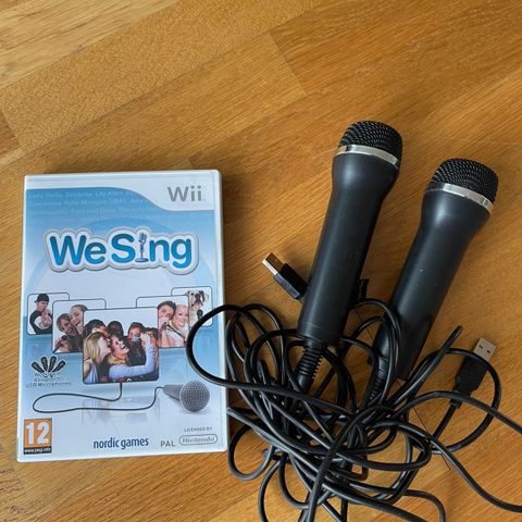 2 Mikrofoner + et Sing star spill til Wee