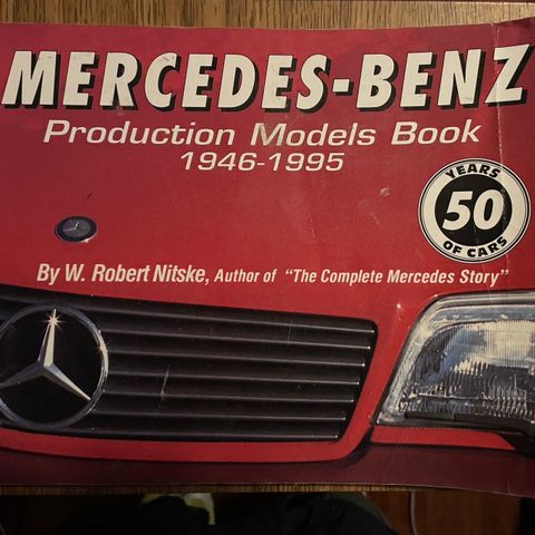 Mercedes Production Models Book 1946-1995