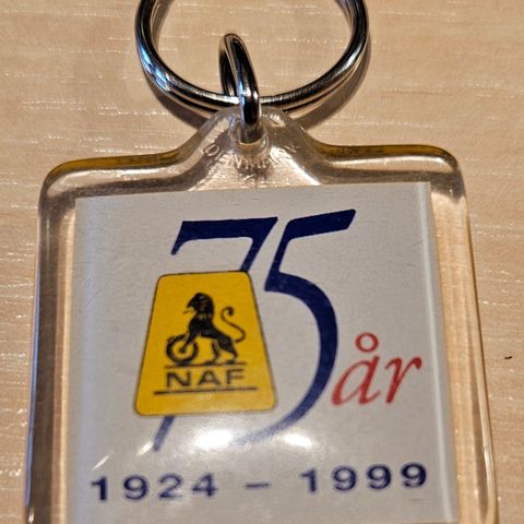 NAF 75 års nøkkelring