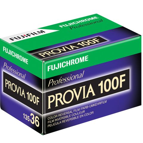 Fujichrome Provia 100F 135-36 35mm lysbildefilm
