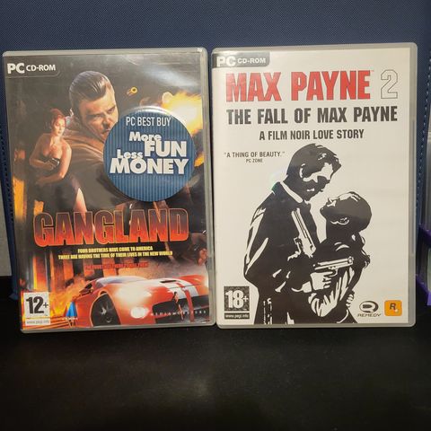 Max payne 2 og Gangland til pc