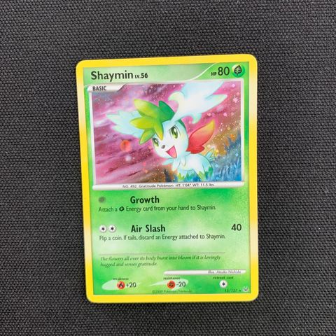 Shaymin #15 Platinium Pokemon Kort