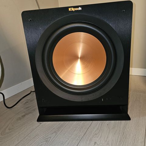 Klipsch r-112sw m/subkabel, minimalt brukt