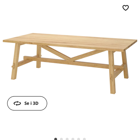 Ikea Mockelby spisebord