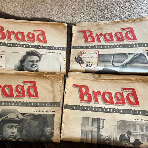 4 nummer av Bragd - 1941