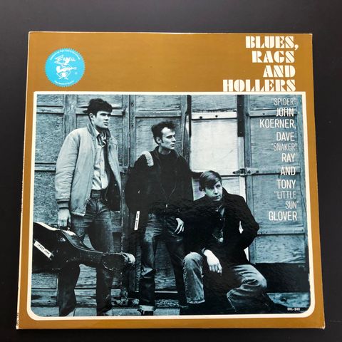 JOHN KOERNER, GLOVER "Blues, Rags & Hollers" USA 1963 Elektra vinyl LP