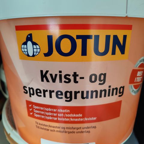 Jotun kvist- og sperregrunning, 9 L