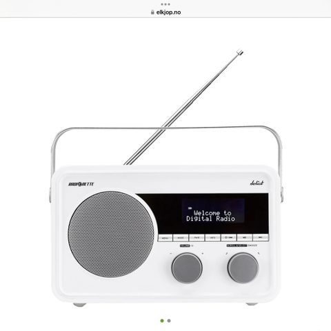 Radionette Solist DAB+ / FM / Bluetooth / AUX-inngang