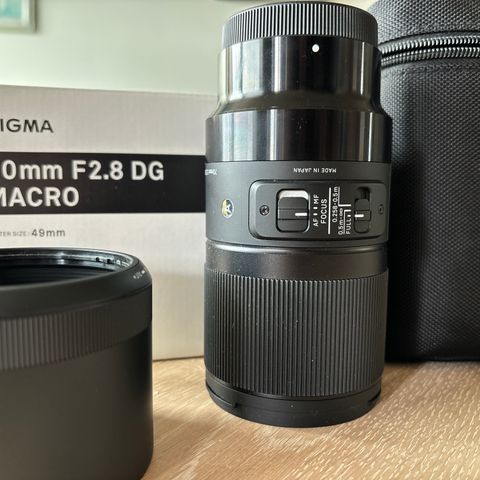 Sigma Macro 70mm f2.8 til Sony fullformat