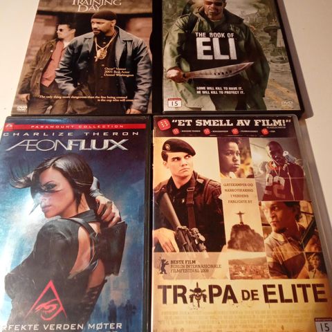 Aeon Flux- Tropa De Elite - Book of Eli - Training Day - Longest Yard