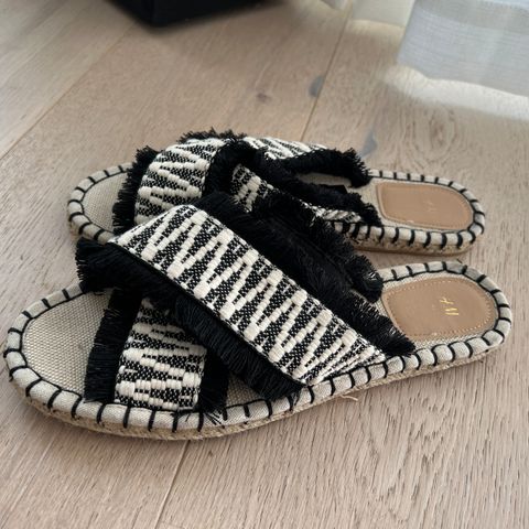 Zebra sandaler/flats