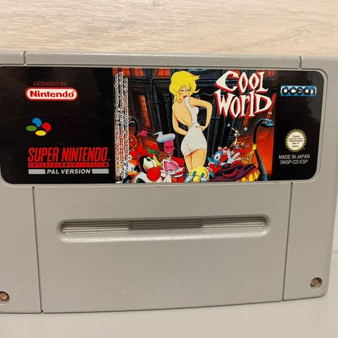 Super Nintendo - Cool World - Svært Sjeldent.