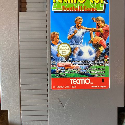 Tecmo Cup - Nintendo  8 bit orginal 1992 utgave