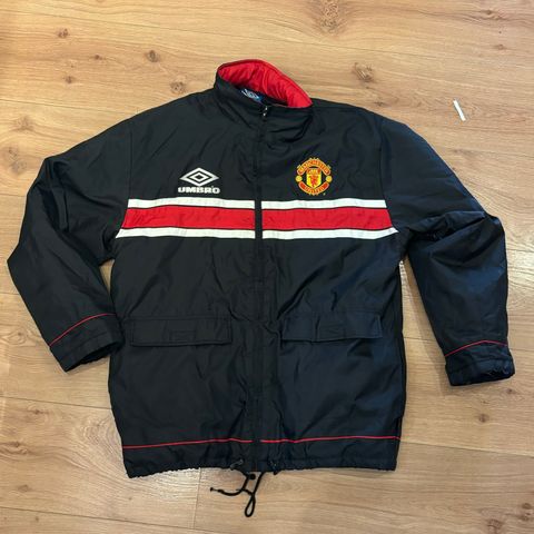 1998-99 Manchester United Umbro Padded Bench Coat
