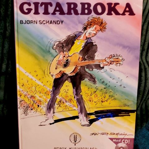 Gitarboka - akkordspill på gitar til viser, rock og pop - Bjørn Schandy