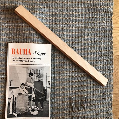 Stoff til Rauma rye inkl. veiledning, linjal og nåler