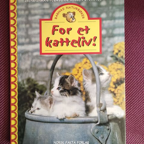 For et katteliv - mange nydelige bilder - koselig bok